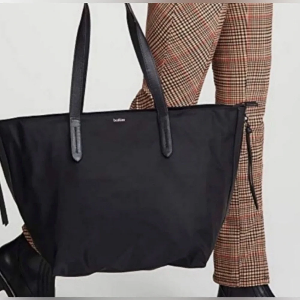 Botkier Bond Elegant Nylon Black Tote Bag